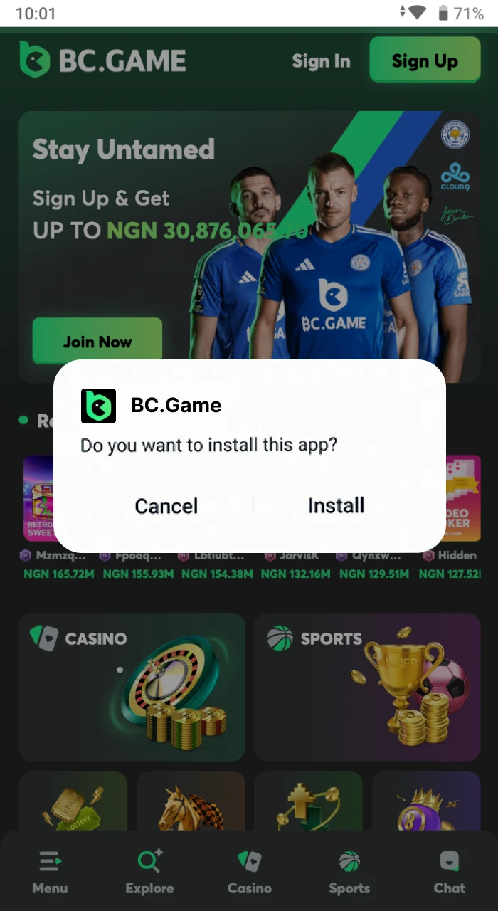 app-android-press-install-app